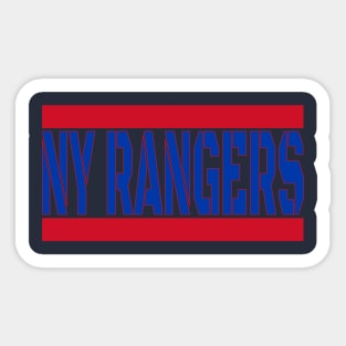 ny rangers strip Sticker